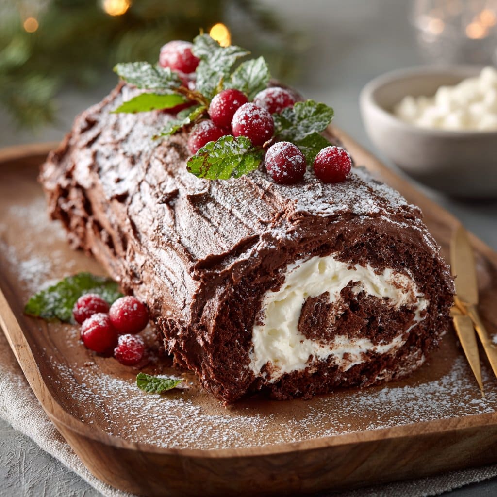 Decadent Brownie Yule Log: The Ultimate Holiday Dessert 4 Decadent Brownie Yule Log: The Ultimate Holiday Dessert