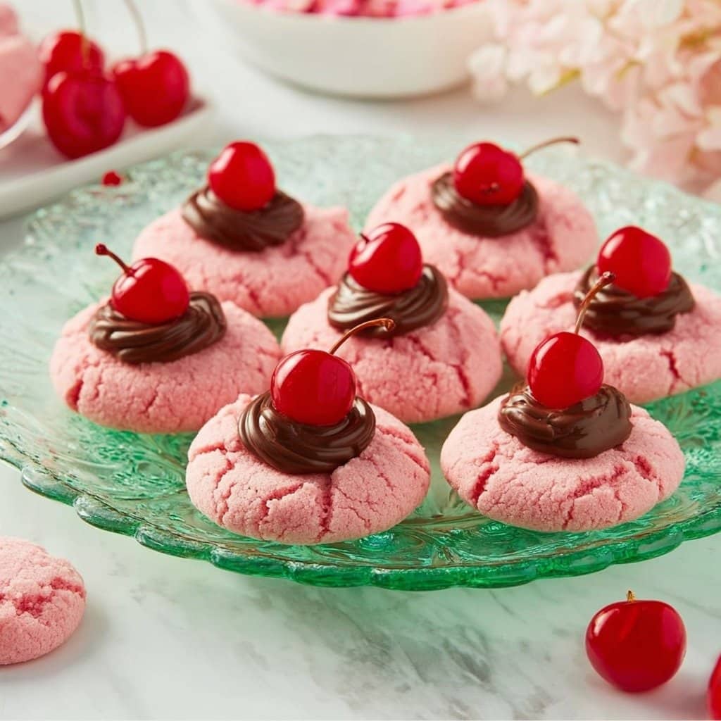 Easy Cherry Blossom Cookies - Sweet and Simple Recipe 4 Easy Cherry Blossom Cookies