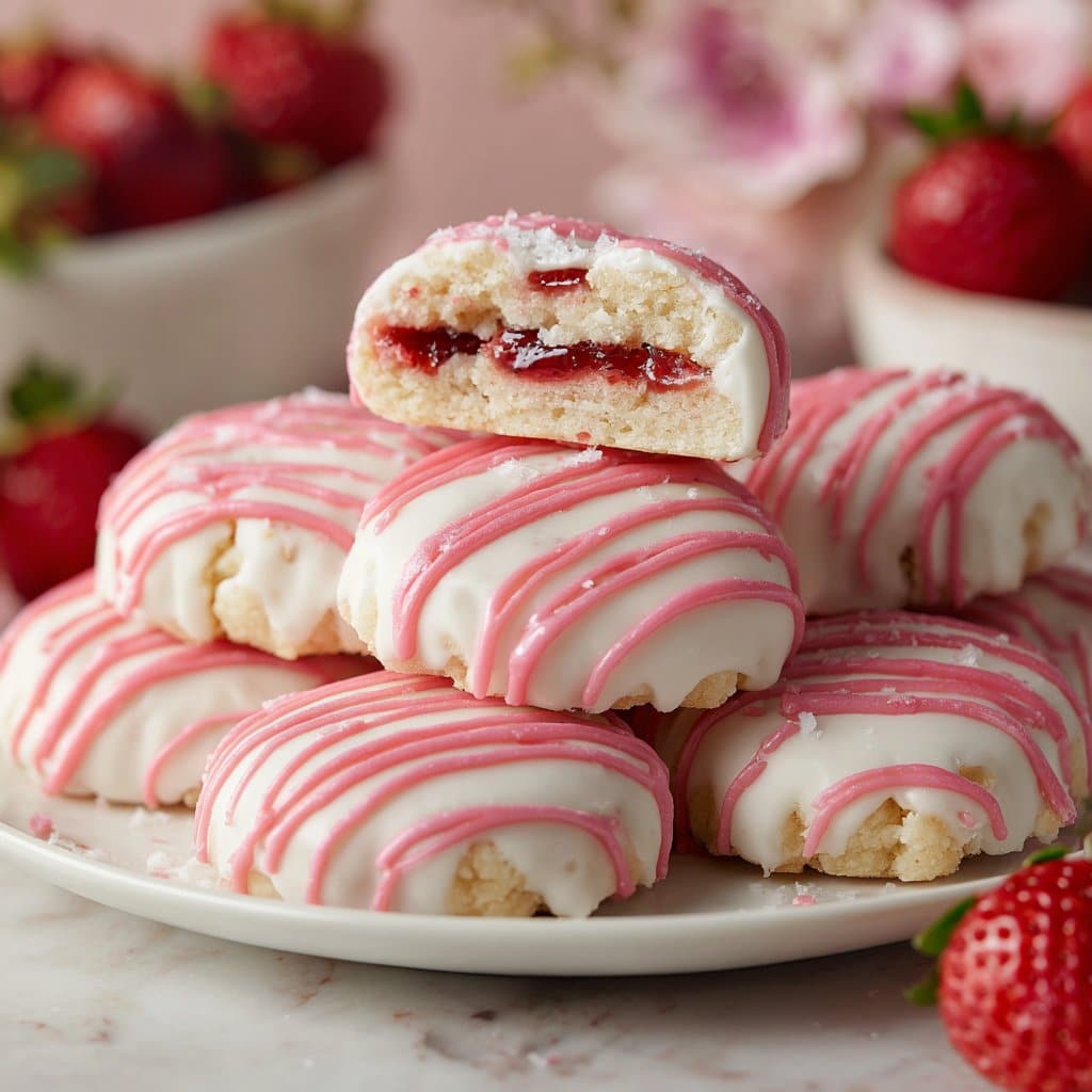 Strawberry Shortcake Cookies