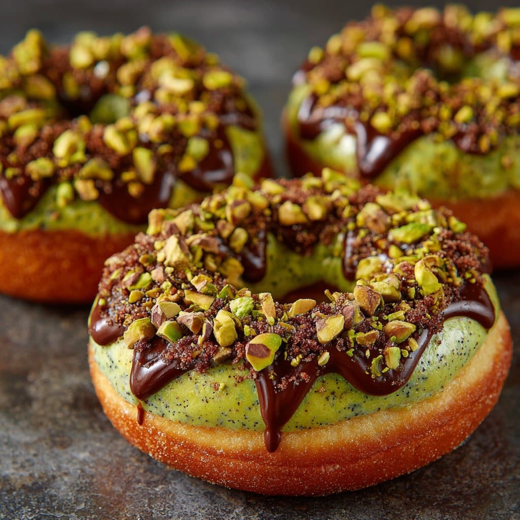 Delightful Pistachio Long Donuts: A Sweet Treat to Savor 4 Pistachio Long Donuts
