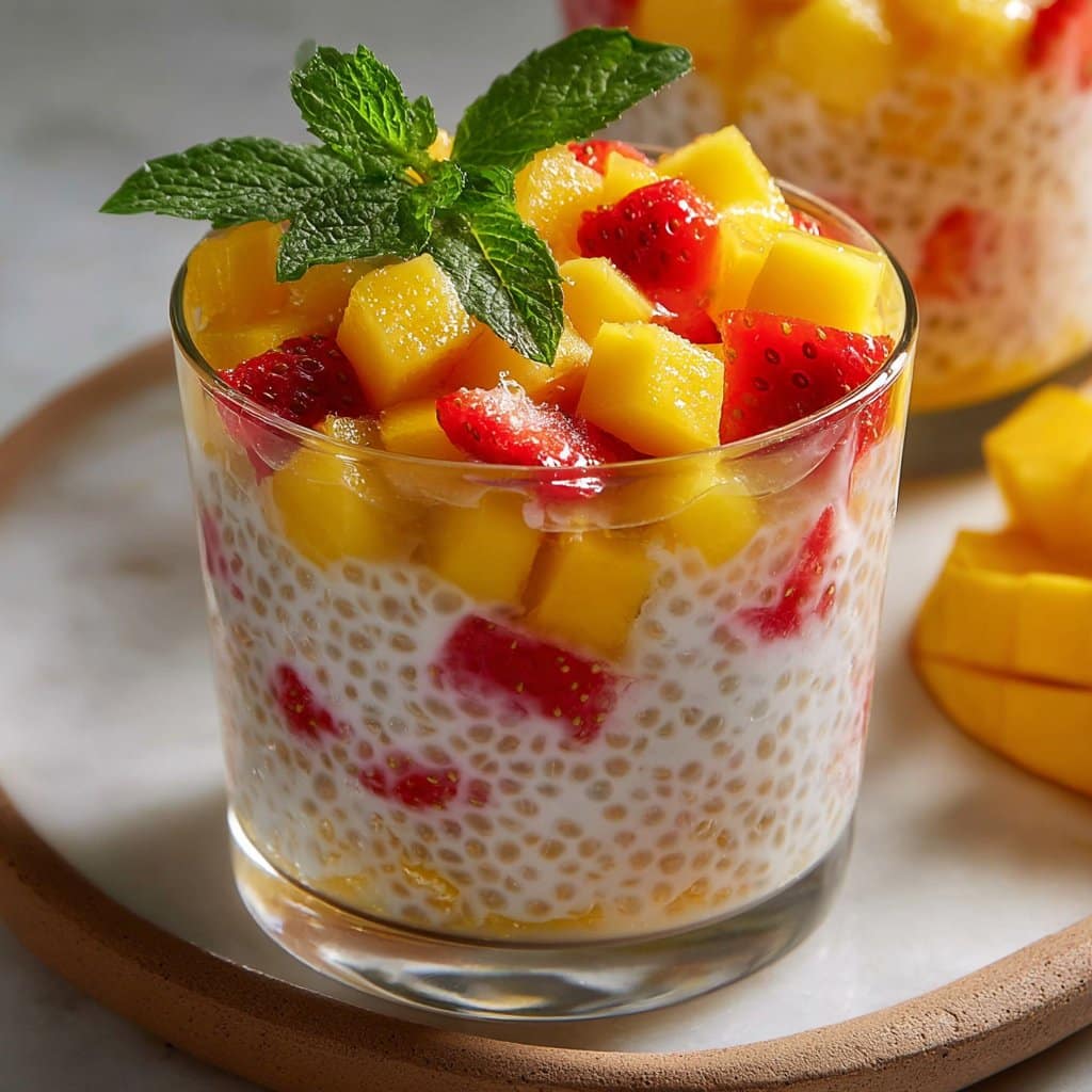 Delightful Strawberry Mango Sago: A Creamy Tropical Treat 4 Strawberry Mango Sago – Creamy Tropical Dessert Recipe