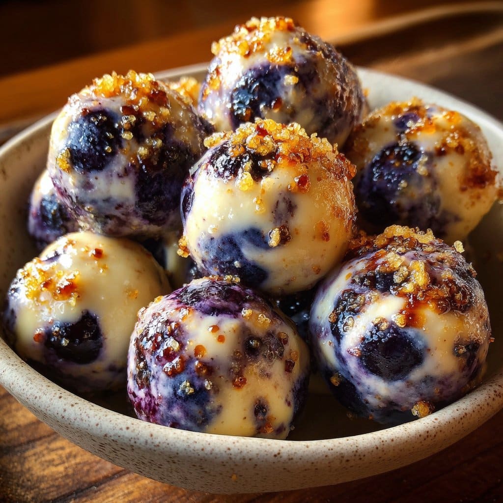 Lemon Blueberry Cottage Cheese Protein Bites 4 Lemon Blueberry Cottage Cheese Protein Bites