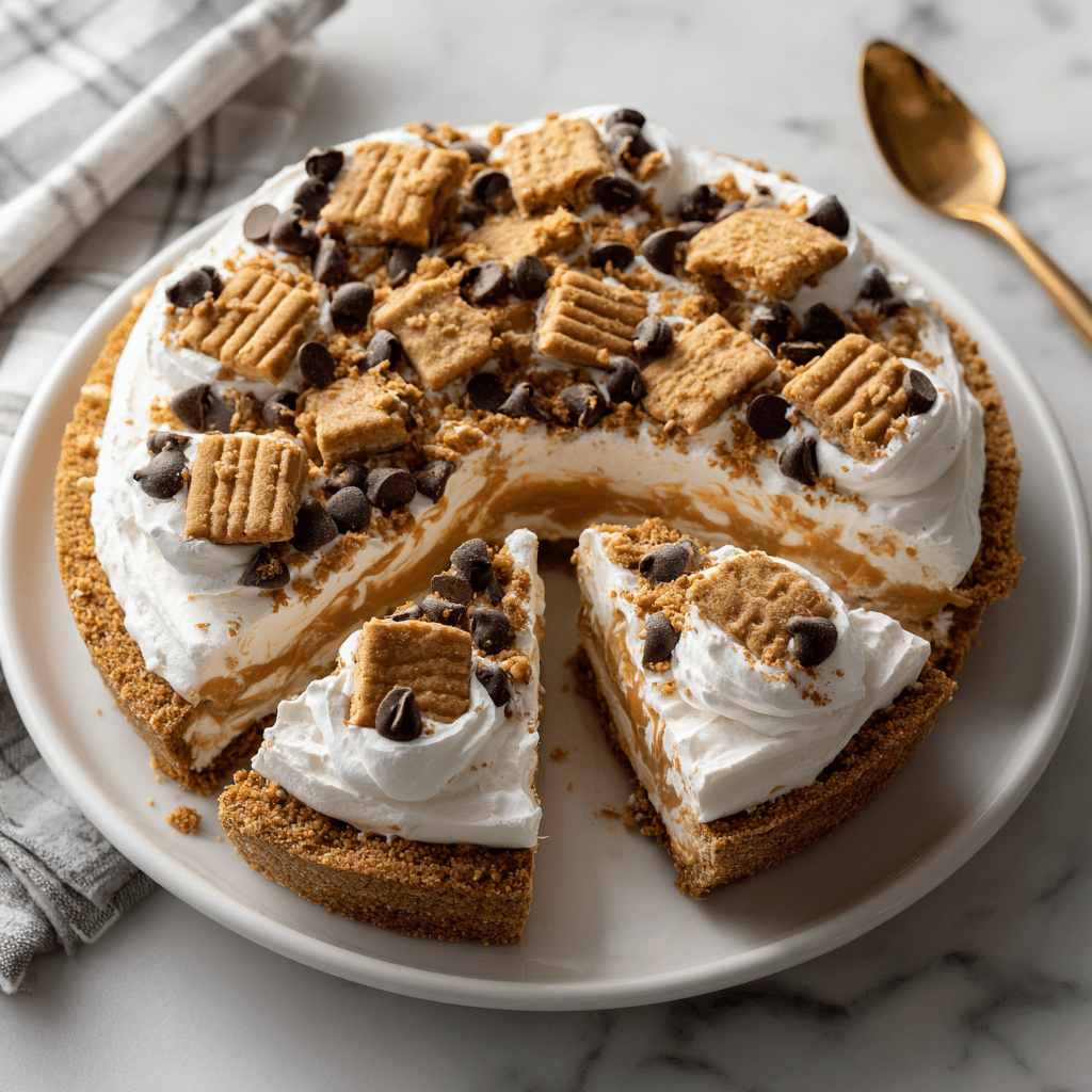 Indulge in This Easy No-Bake Peanut Butter Dessert Recipe 5 Delicious no-bake peanut butter dessert served in a glass dish.