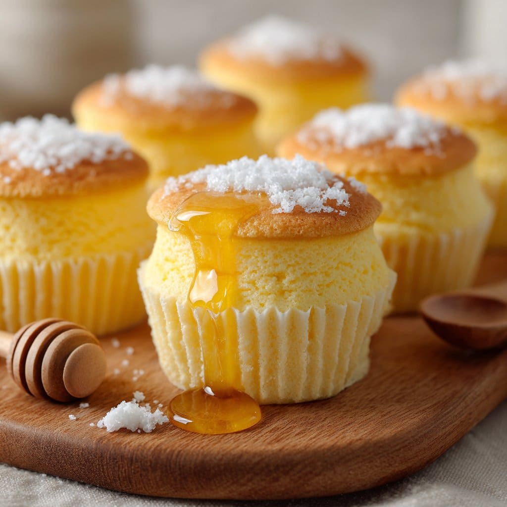 Fluffy Japanese Cotton Cheesecake Cupcakes: A Delightful Dessert 4 Japanese Cotton Cheesecake Cupcakes
