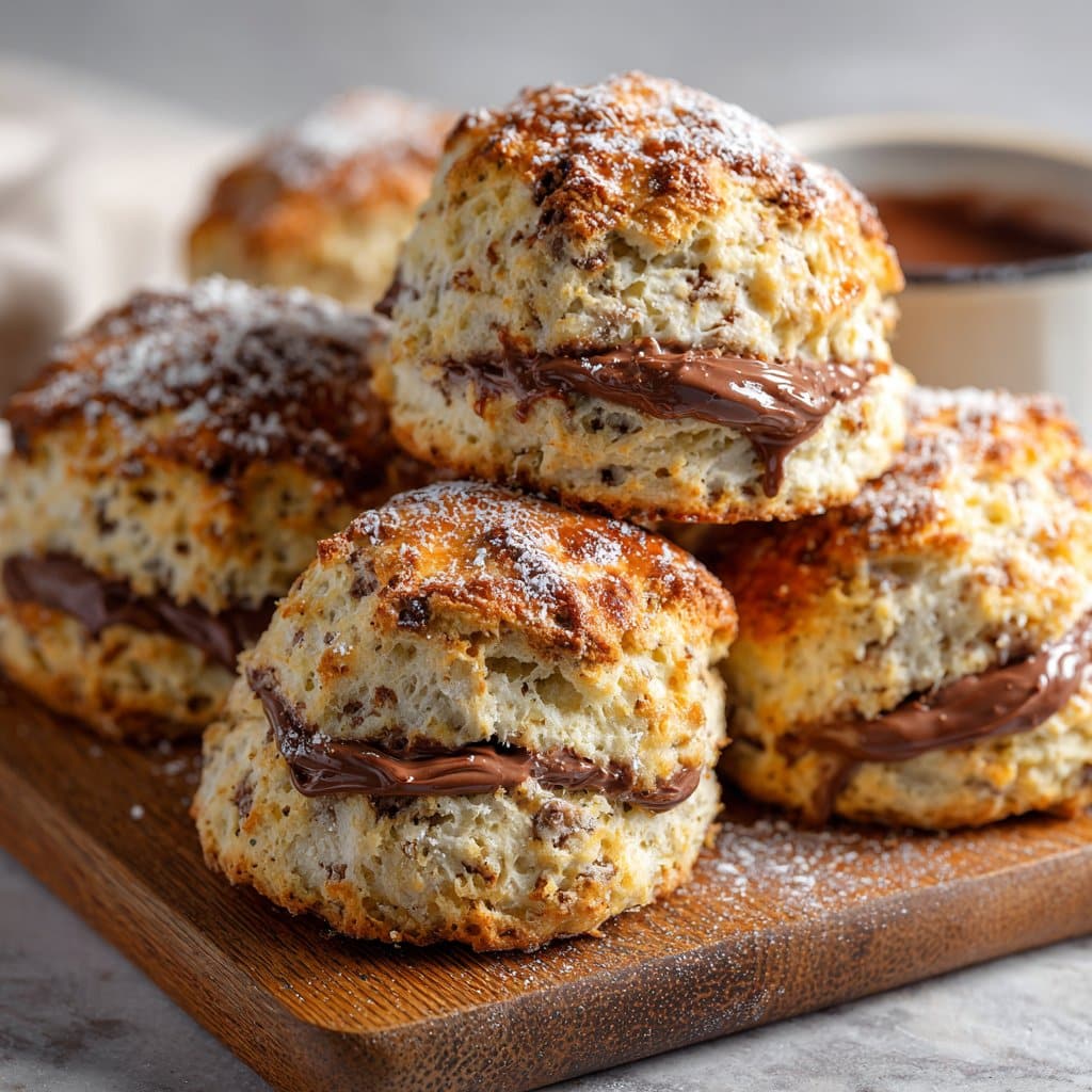 Indulge in Sourdough Discard Nutella Scones: A Heavenly Treat 4 Sourdough Discard Nutella Scones