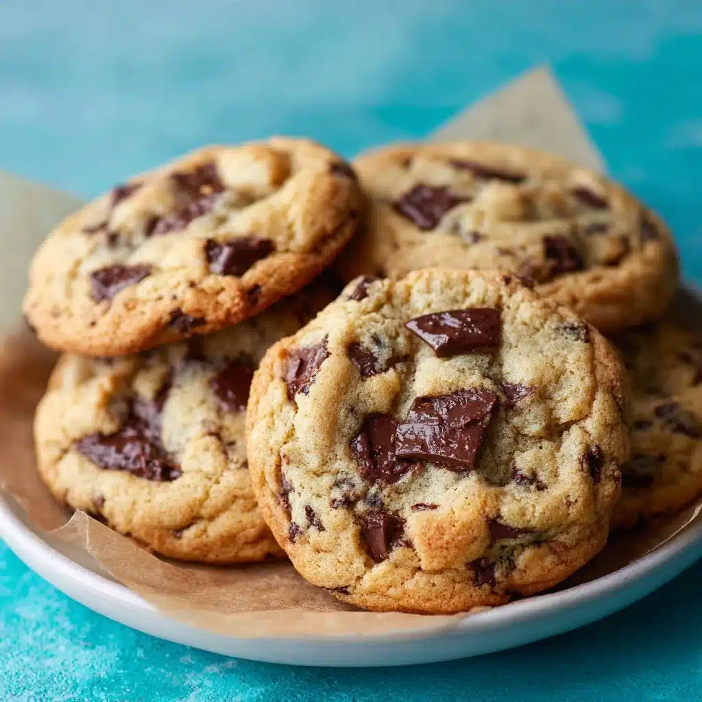 Delicious chocolate chip cookies made with vanilla pudding for extra softness