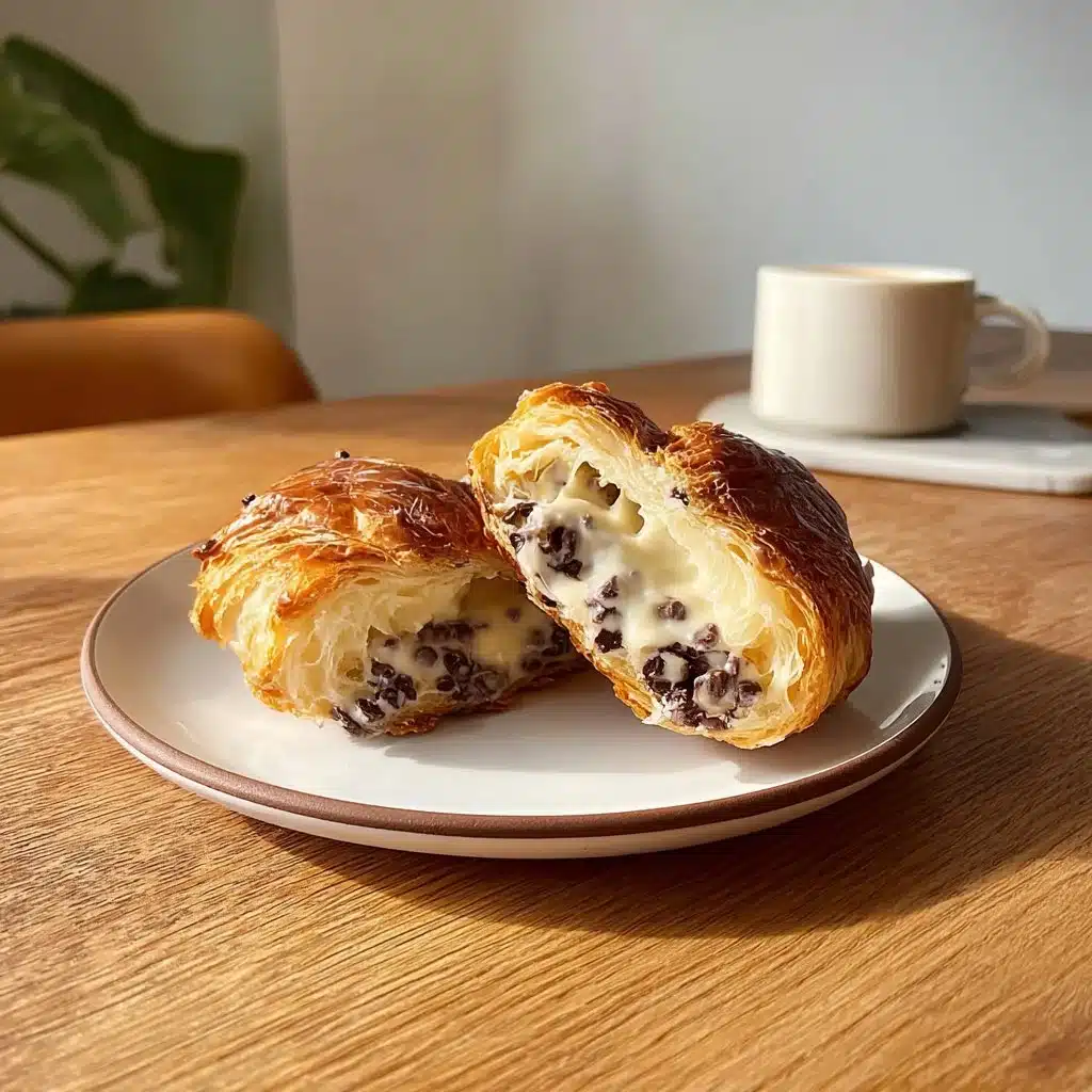Heavenly Chocolate Chip Sourdough Cruffins for Dessert Lovers 6 Delicious chocolate chip sourdough cruffins fresh from the oven
