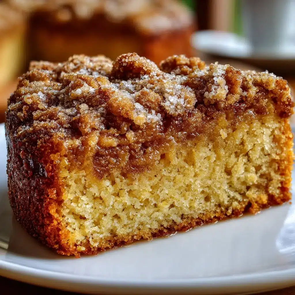 Easy Sourdough Coffee Cake Recipe: A Delightful Treat 3 Delicious homemade sourdough coffee cake served on a plate