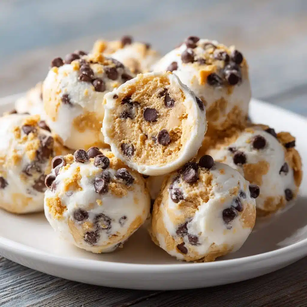 Irresistible Frozen Greek Yogurt Peanut Butter Bites Recipe 3 Frozen Greek Yogurt Peanut Butter Bites in a bowl, a healthy snack option