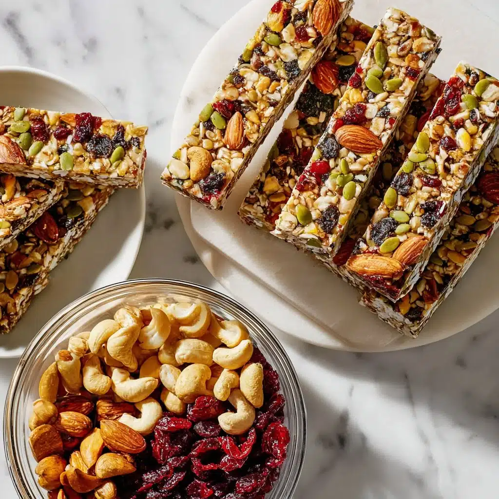Deliciously Nutritious Homemade Trail Mix Granola Bars