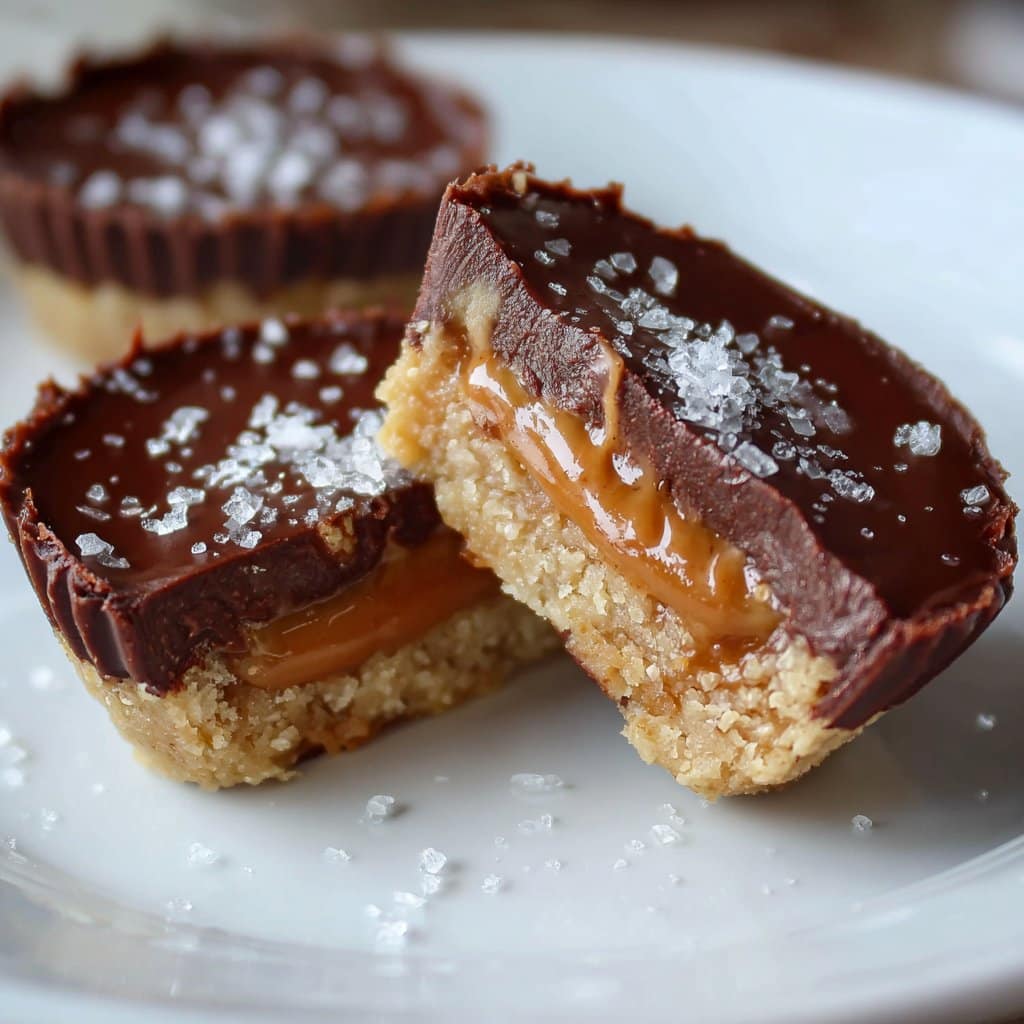 Healthy Twix Cups Recipe: A Guilt-Free Chocolate Caramel Treat 4 Healthy Twix Cups