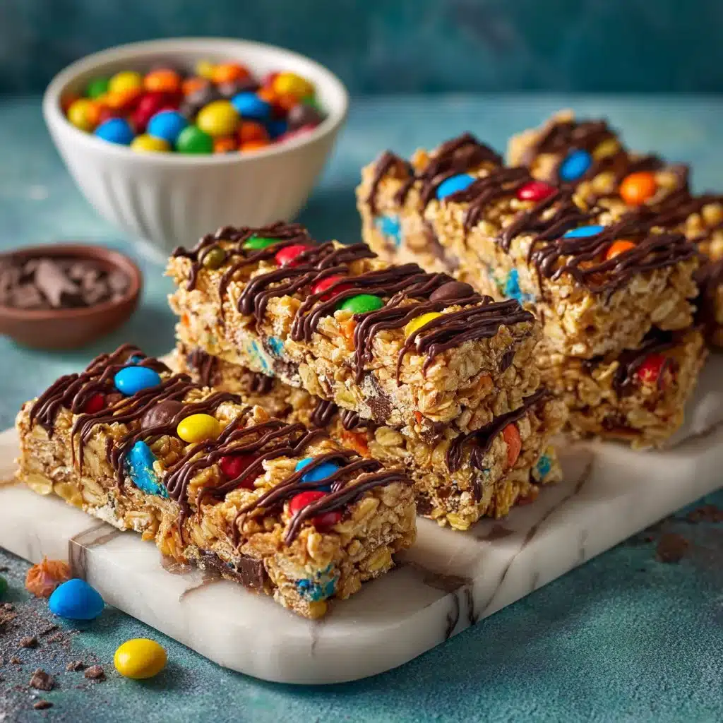 No-bake granola bars made with oats, nuts, and honey for a healthy snack.