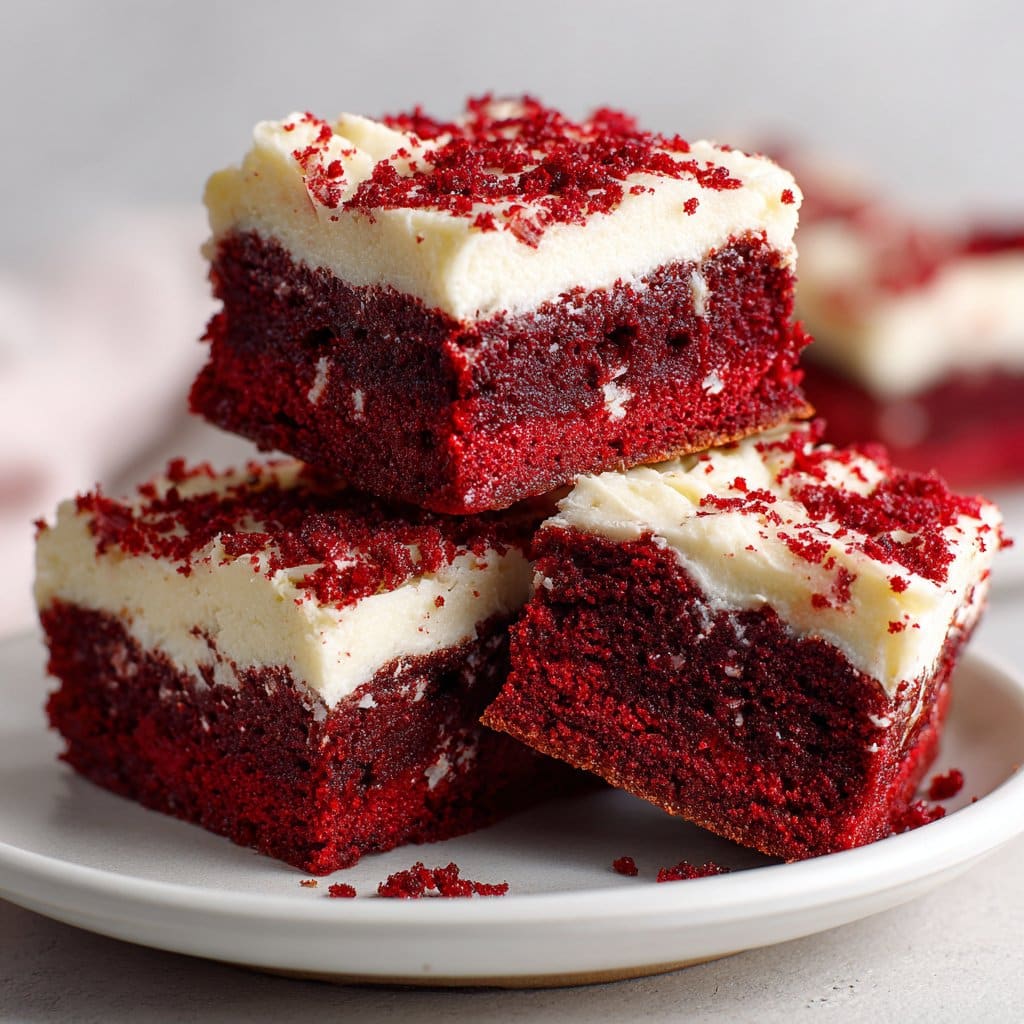 Indulge in Irresistible Red Velvet Cookie Bars Today 4 Red Velvet Cookie Bars
