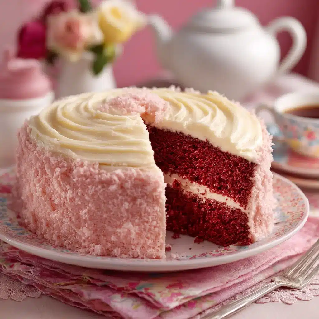 Delightful Mother's Day Pink Velvet Cake Recipe To Try Today 3 Deliciously layered Pink Velvet Cake with cream cheese frosting
