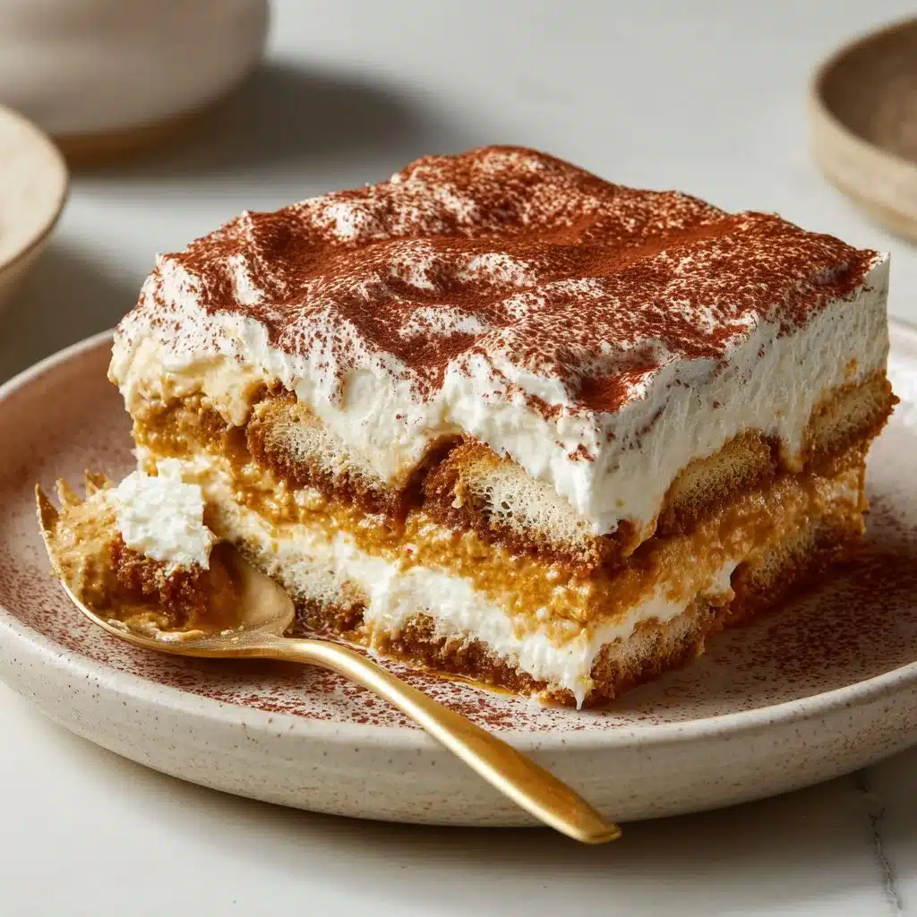 Delicious Easy Pumpkin Chai Tiramisu Recipe 3 Delicious Pumpkin Chai Tiramisu dessert layered with pumpkin spice and chai flavors