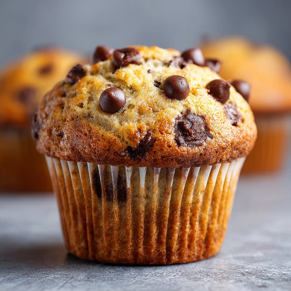Banana Chocolate Chip Muffins