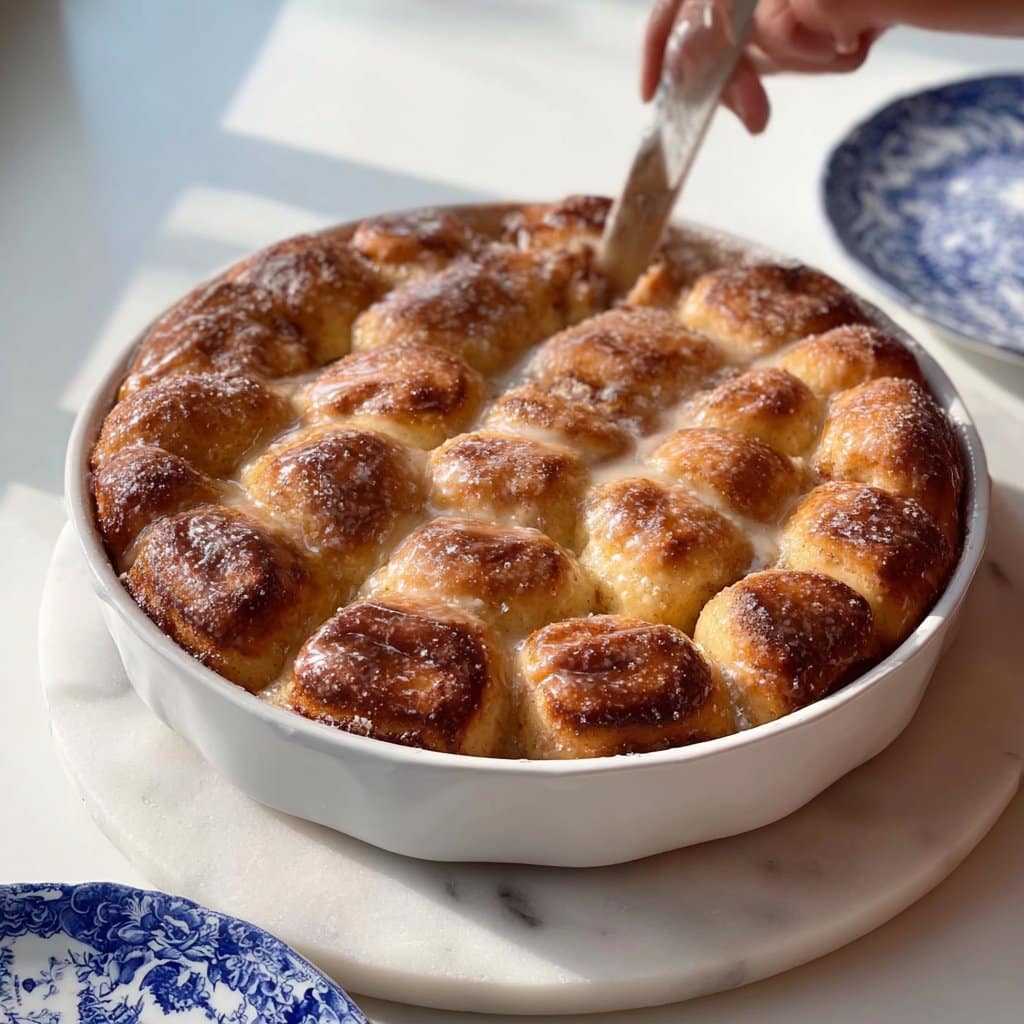 Cream Cheese Stuffed Cinnamon Roll Bread