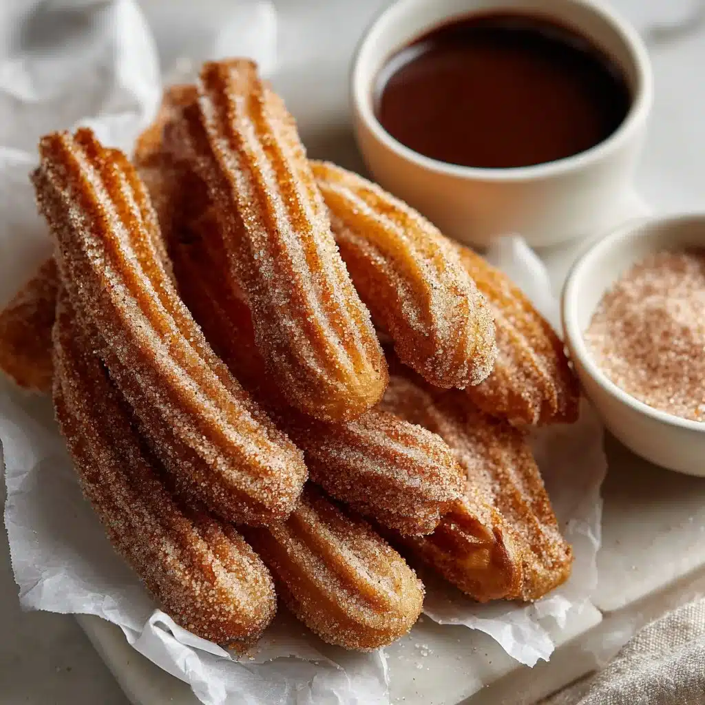 Delightful Sourdough Churros Recipe to Satisfy Your Sweet Tooth 4 Deliciously crispy sourdough churros sprinkled with sugar and cinnamon