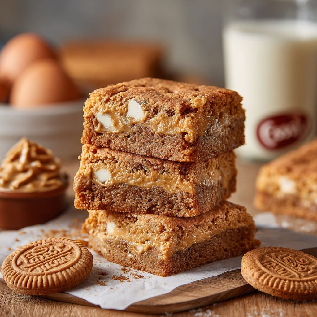 Indulge in Biscoff Blondies: A Sweet Treat to Satisfy Cravings 4 Biscoff Blondies