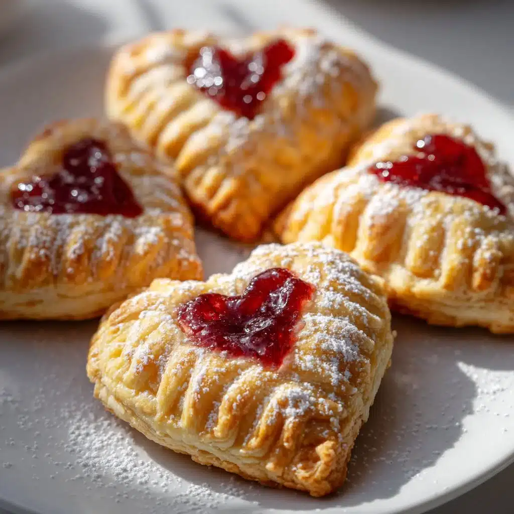 Vegan Love Letter Pastries Recipe: A Sweet Surprise Awaits 3 Vegan Love Letter Pastries arranged on a plate with colorful toppings