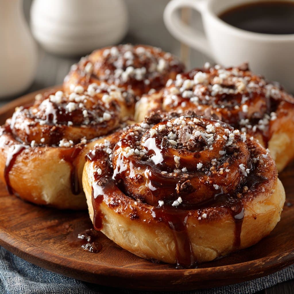 Chocolate Cinnamon Rolls Recipe You'll Love! 4 Chocolate Cinnamon Rolls