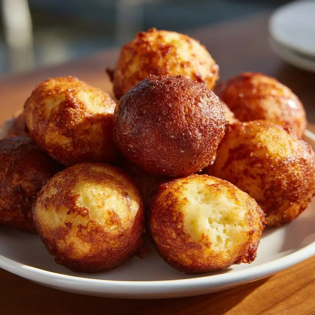 2-Ingredient Banana Donut Holes: Easy & Delicious Recipe 3 Two-ingredient banana donut holes fresh out of the oven on a plate