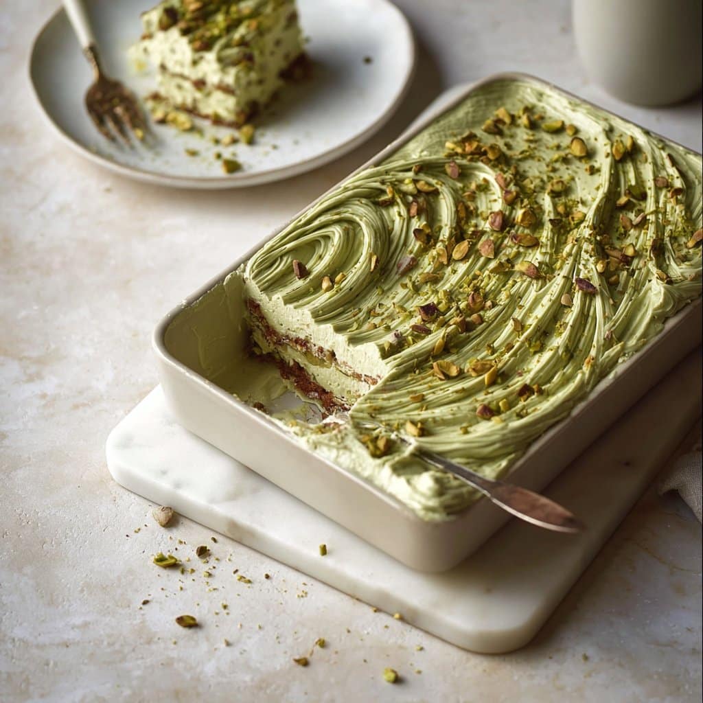 Pistachio Tiramisu