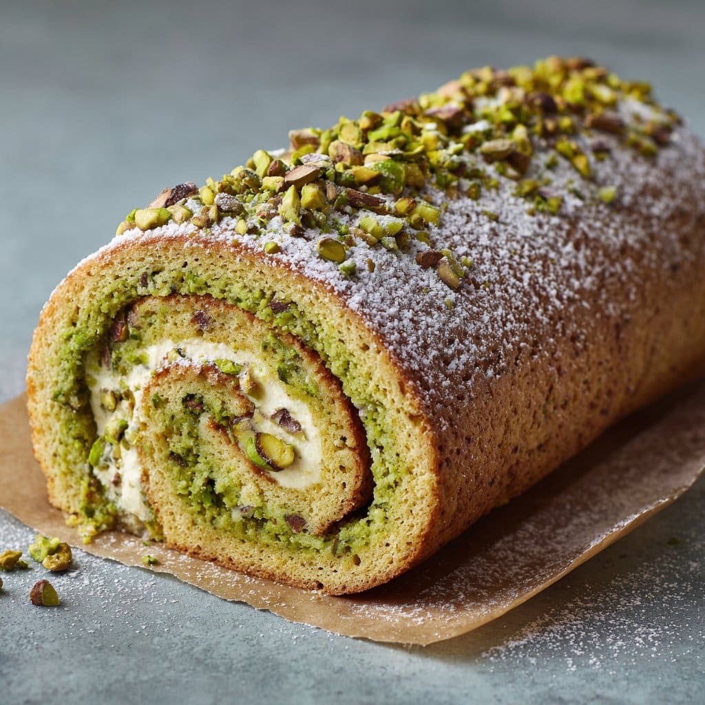 Delightfully Delicious Pistachio Roll Cake Recipe Everyone Will Love 4 Pistachio Roll Cake