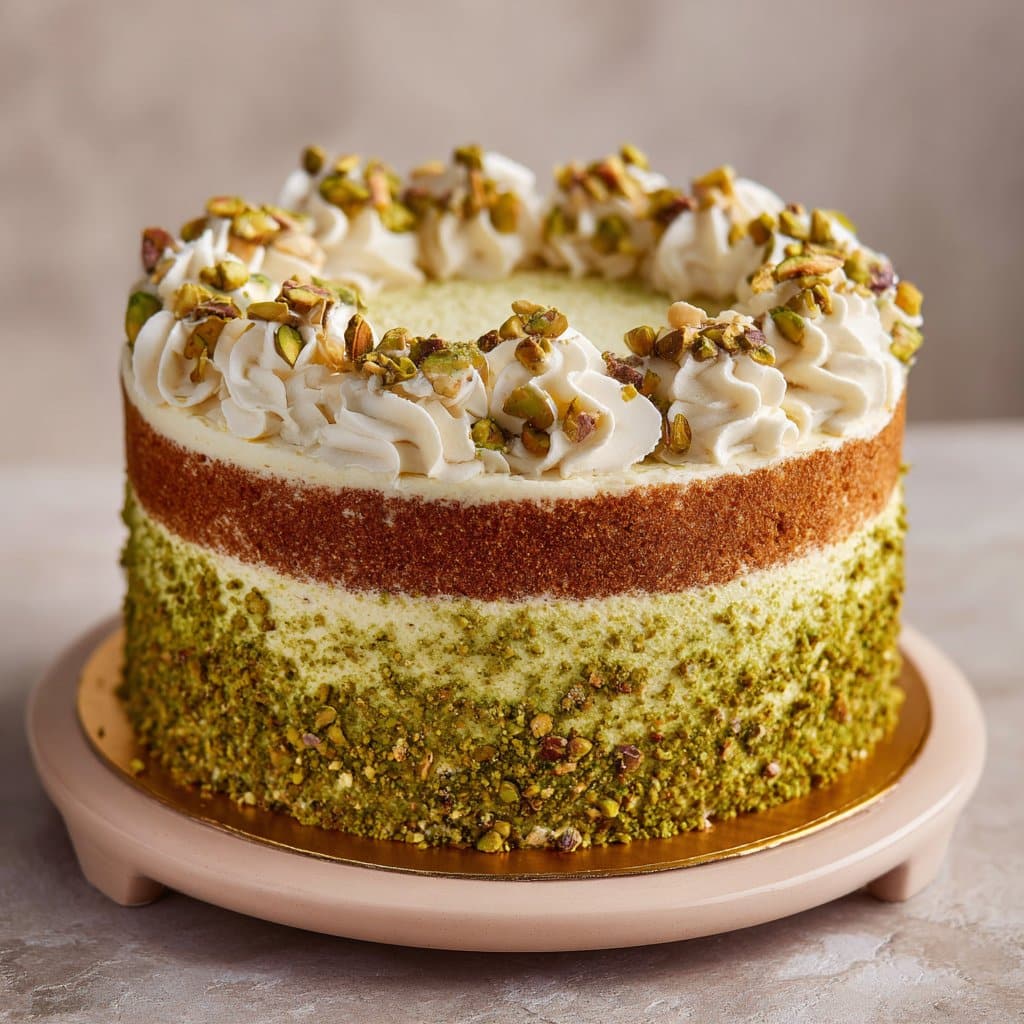 Pistachio Mascarpone Layer Cake: A Dreamy Delight!