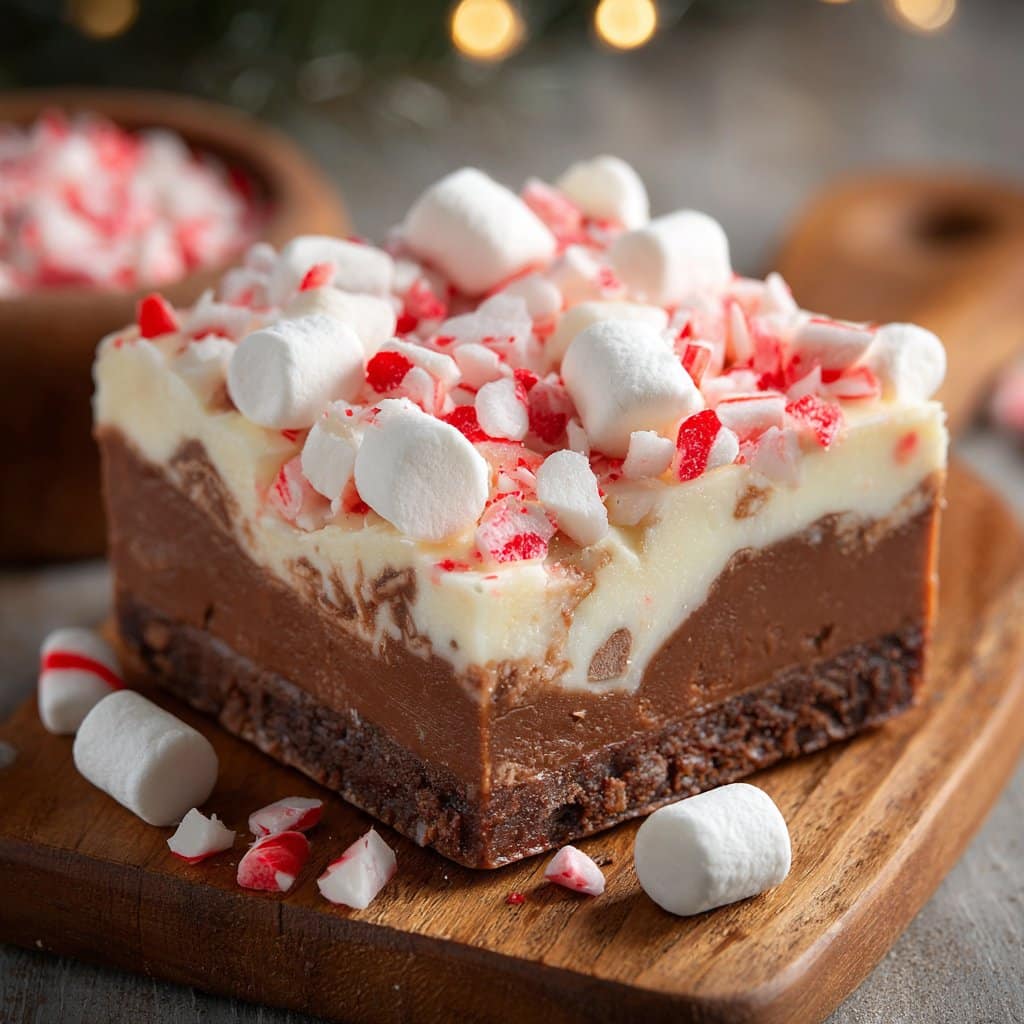 Hot Chocolate Peppermint Fudge!