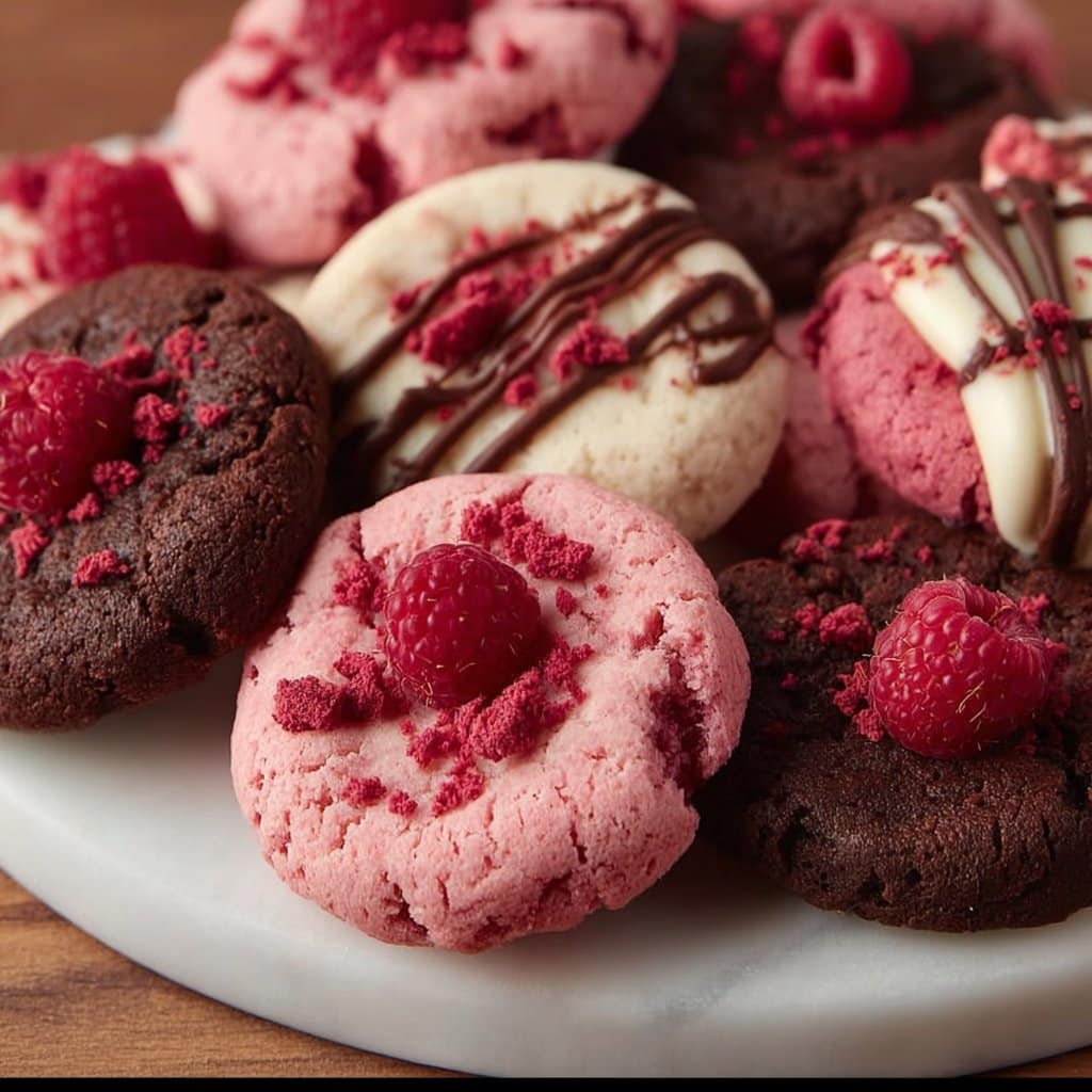 Valentine Ganache Cookies