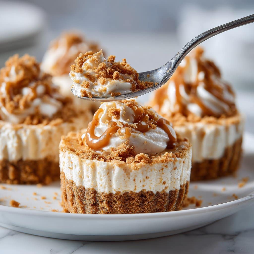 Irresistible Mini No Bake Biscoff Cheesecakes You’ll Love 4 Mini No Bake Biscoff Cheesecakes