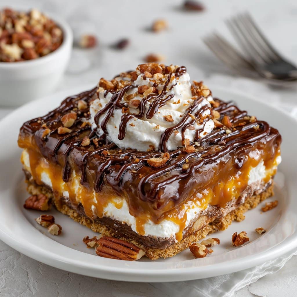 No-Bake Turtle Lasagna Dessert: Simple Yet Irresistible Treat! 4 No-Bake Turtle Lasagna Dessert: A Delightful Treat!