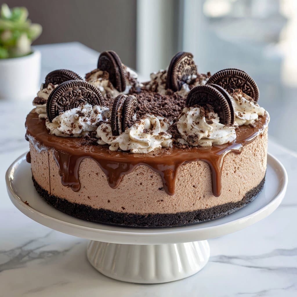 No bake Nutella cheesecake