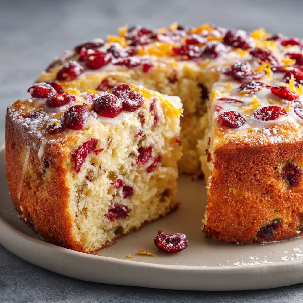 Cranberry Orange Breakfast Cake