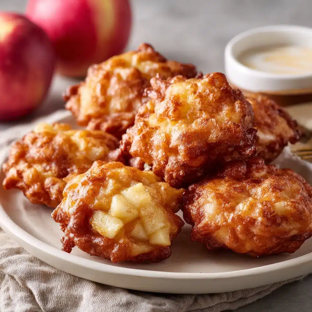 Home Page 6 Delicious homemade air fryer apple fritters with a crispy exterior and apple filling