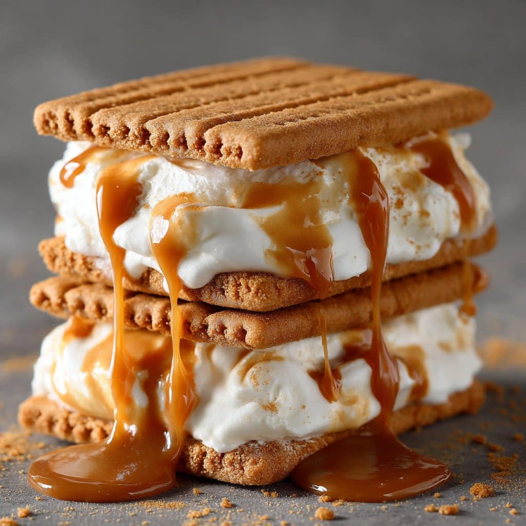 Biscoff Ice Cream Sandwiches