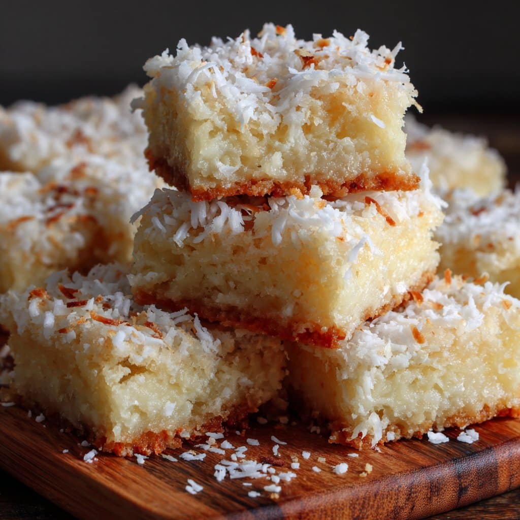 Buttery Coconut Bars