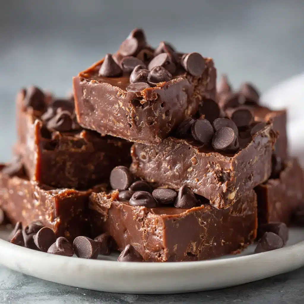 Easy 3 Ingredient Chocolate Fudge: Your Ultimate Sweet Fix 3 Three ingredient chocolate fudge in a square dish