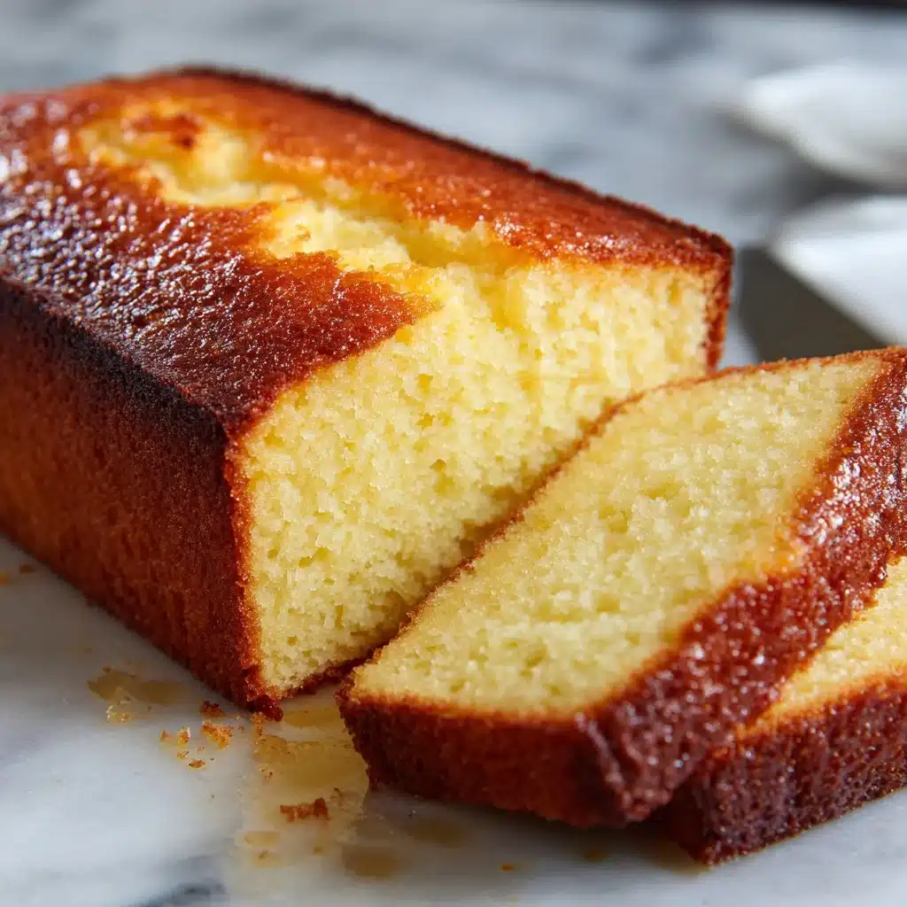 Indulge in Delight: The Perfect French Butter Cake Recipe 3 Delicious slice of French Butter Cake on a elegant plate