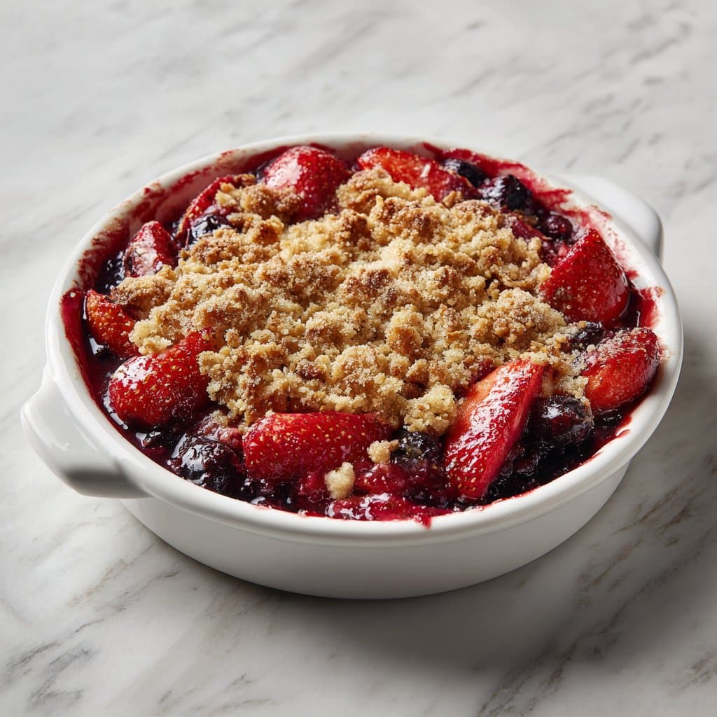 Easy Triple Berry Crisp Recipe: A Sweet & Juicy Dessert You’ll Love 4 Triple Berry Crisp
