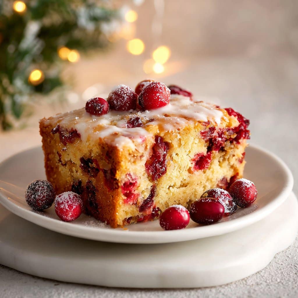 Cranberry Christmas Cake