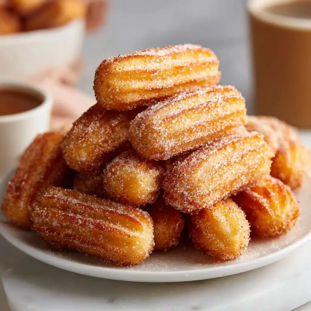 Irresistibly Healthy Baked Churro Bites You’ll Adore 3 Healthy baked churro bites topped with cinnamon and sugar