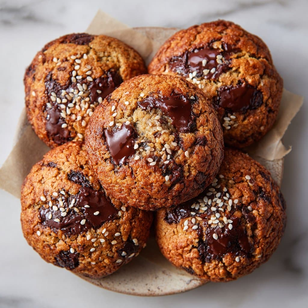 Sesame Miso Chocolate Chip Cookies