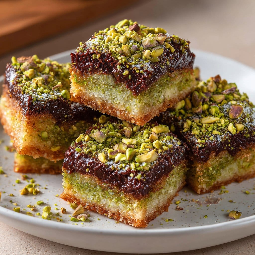 Indulge in Pistachio Kunafa Brownies: A Decadent Delight 4 Pistachio Kunafa Brownies