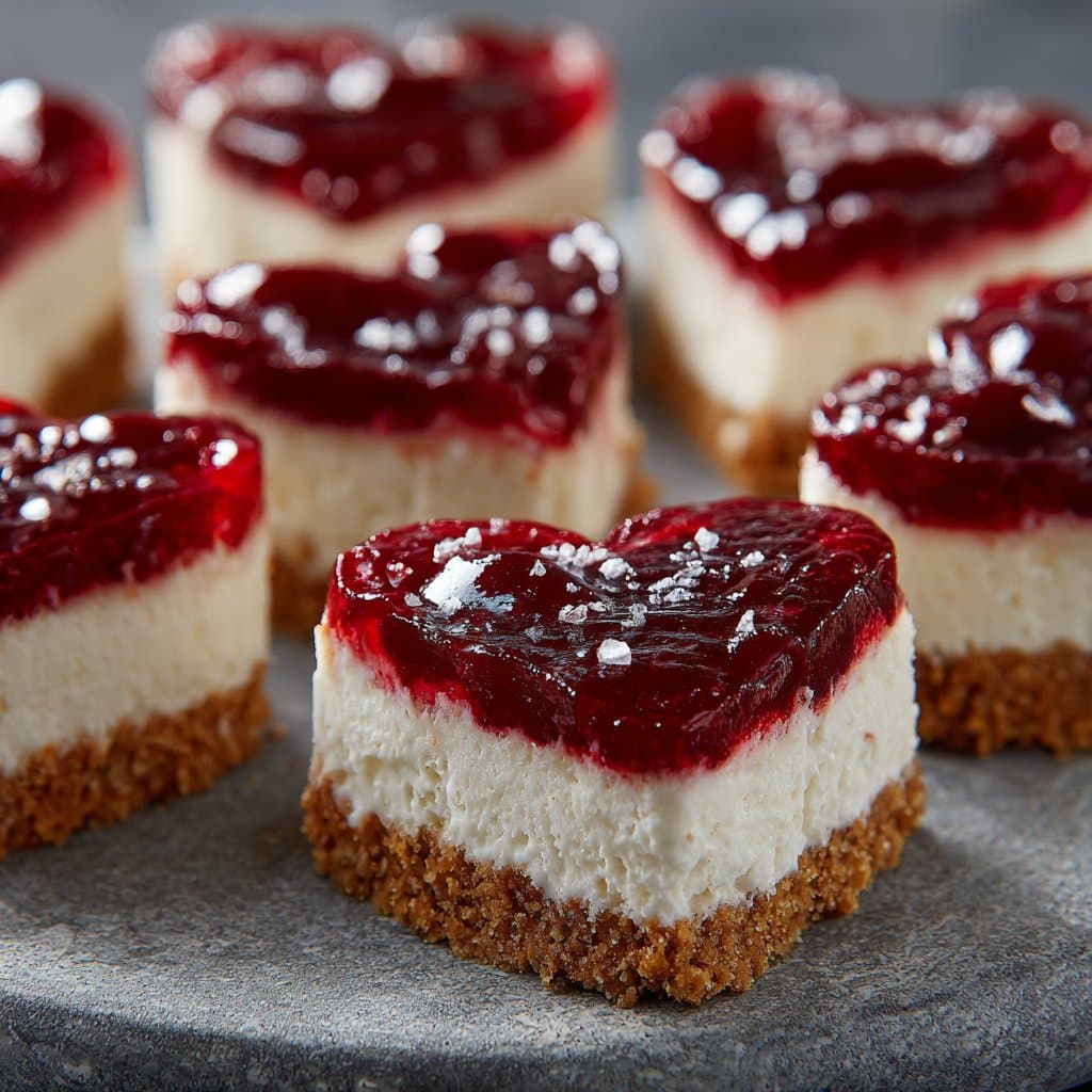 Mini Cheesecake Hearts: A Sweet Symphony of Love