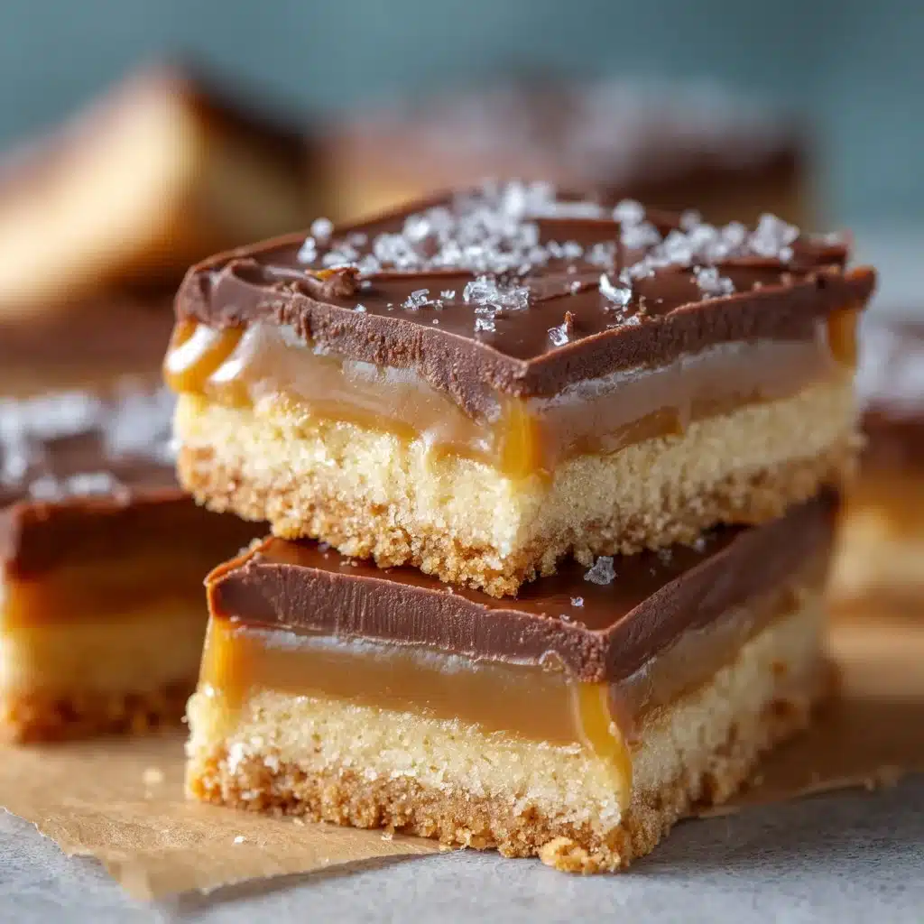 Indulge in Comfort: Easy Millionaire Shortbread Bars Recipe 3 Delicious Millionaire Shortbread Bars with caramel and chocolate topping