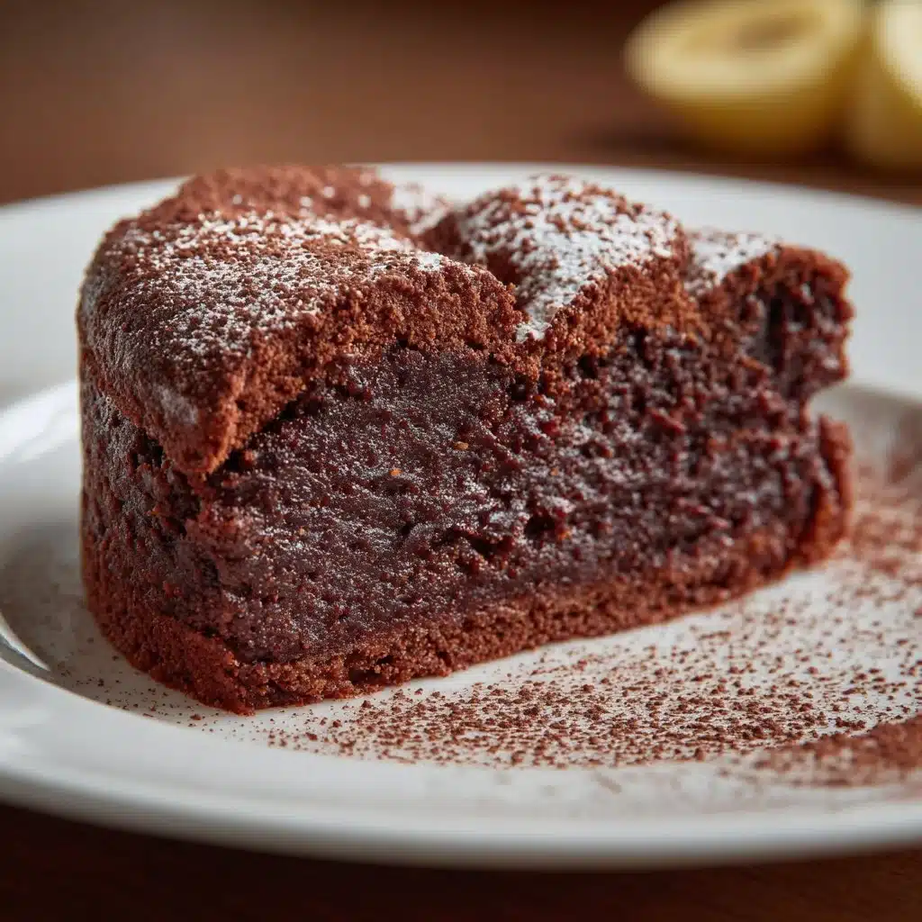 A slice of no sugar no flour cake on a plate, garnished with fresh berries.