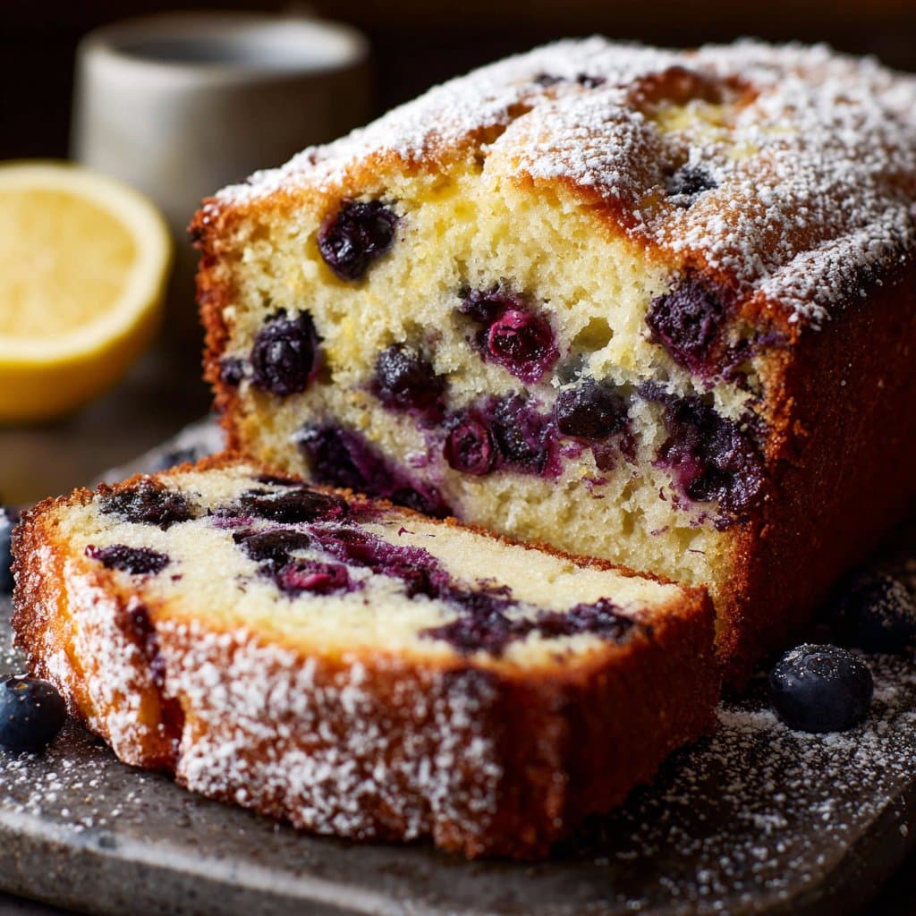 BEST Lemon Blueberry Cake