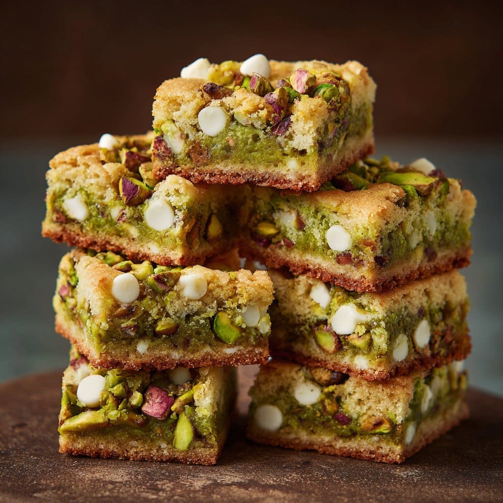 Pistachio Dream Cookie Bars: Easy Crunchy & Irresistible Now 4 Pistachio Dream Cookie Bars